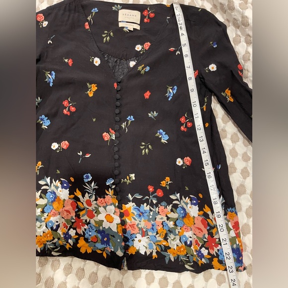 Beautiful Sezane floral top 34 - Picture 8 of 9